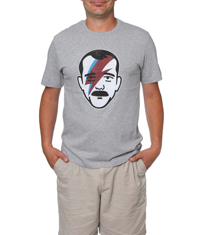 Official Chris Hadfield Aladdin Sane Men's T-Shirt (Grey Mix)